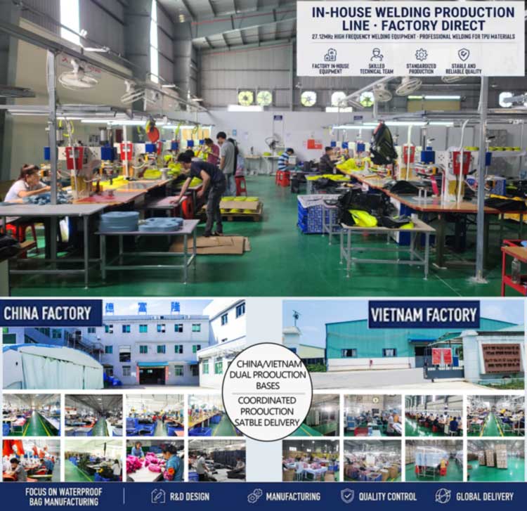 Guangdong cooler bag manufacturing cluster and Sealock high-frequency welding factory in Dongguan